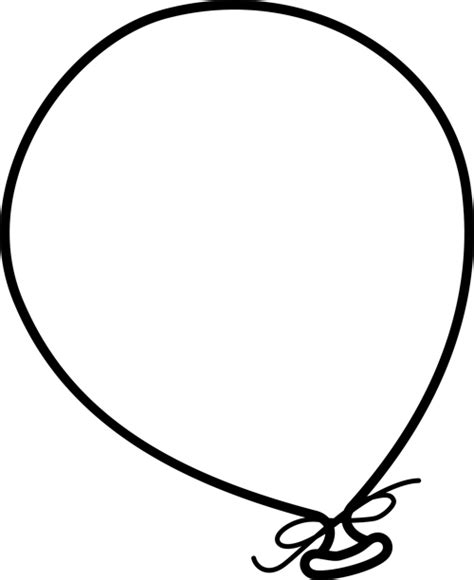 Balloon Template Outline